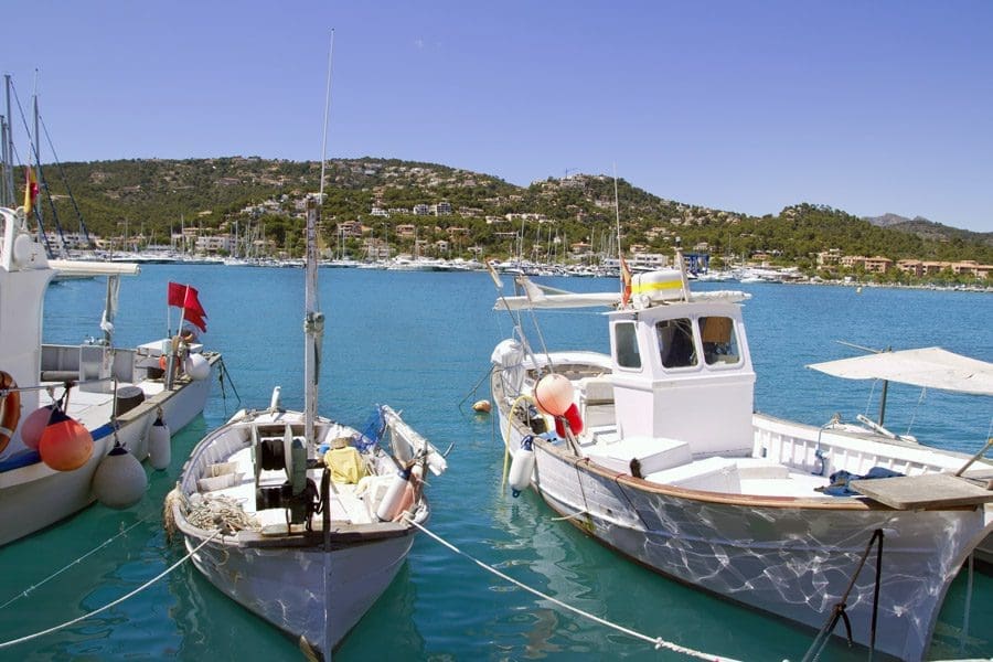 Boats in Port de Andratx in Mallorca - visit Port de  Andratx. Palmallorca.com - Mallorca Community